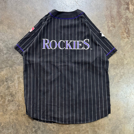 Vintage Colorado Rockies Pinstripe MLB Jersey
