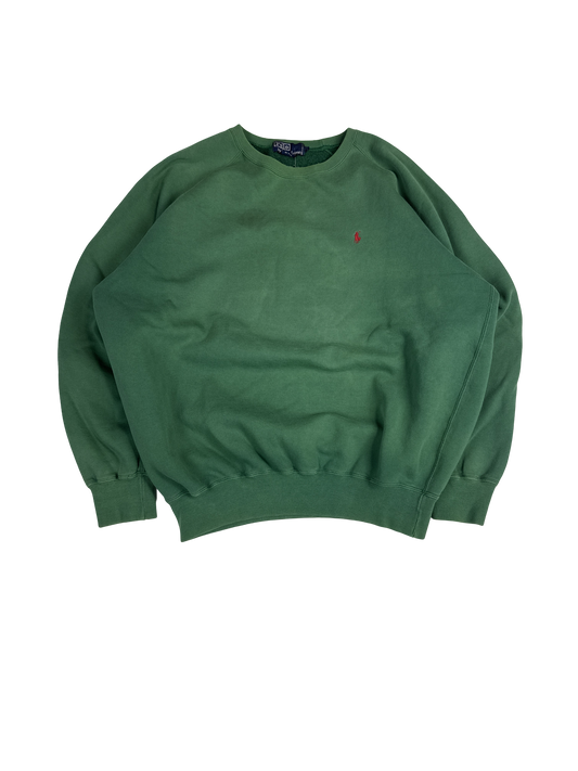 Polo Ralph Lauren Green Crewneck Sweatshirt (2XL)