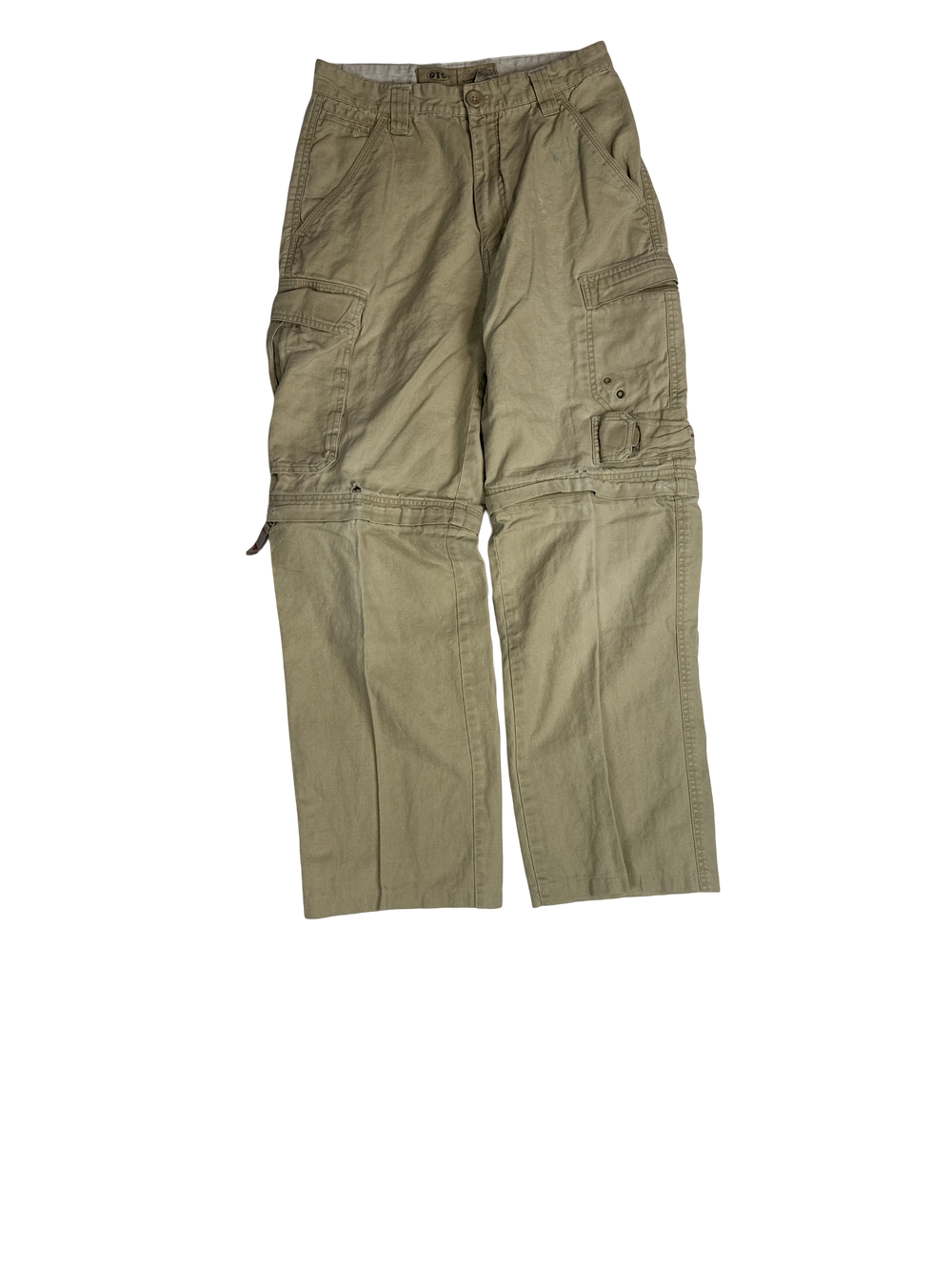 Olive Cargo Convertible Pants
