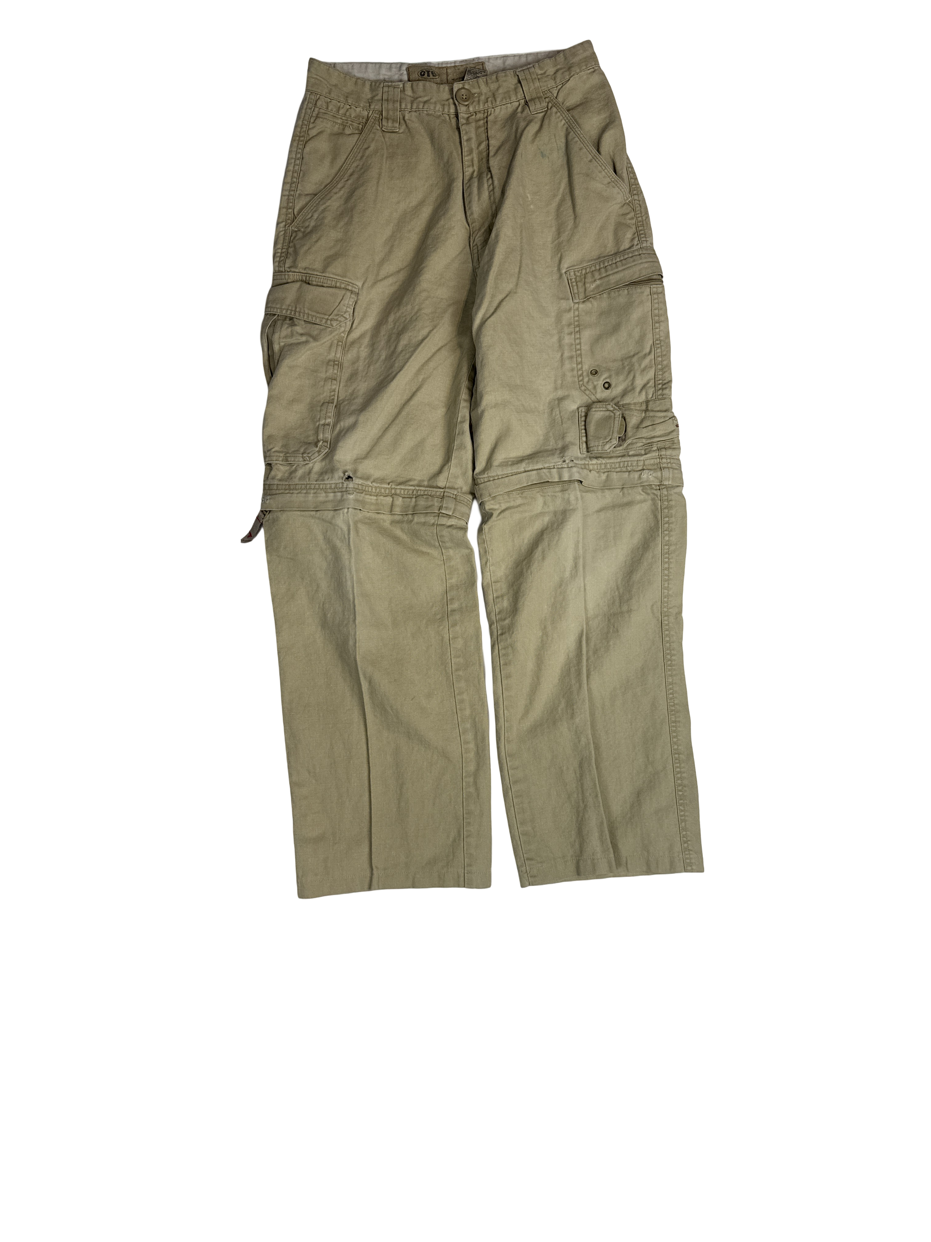 Olive Cargo Convertible Pants