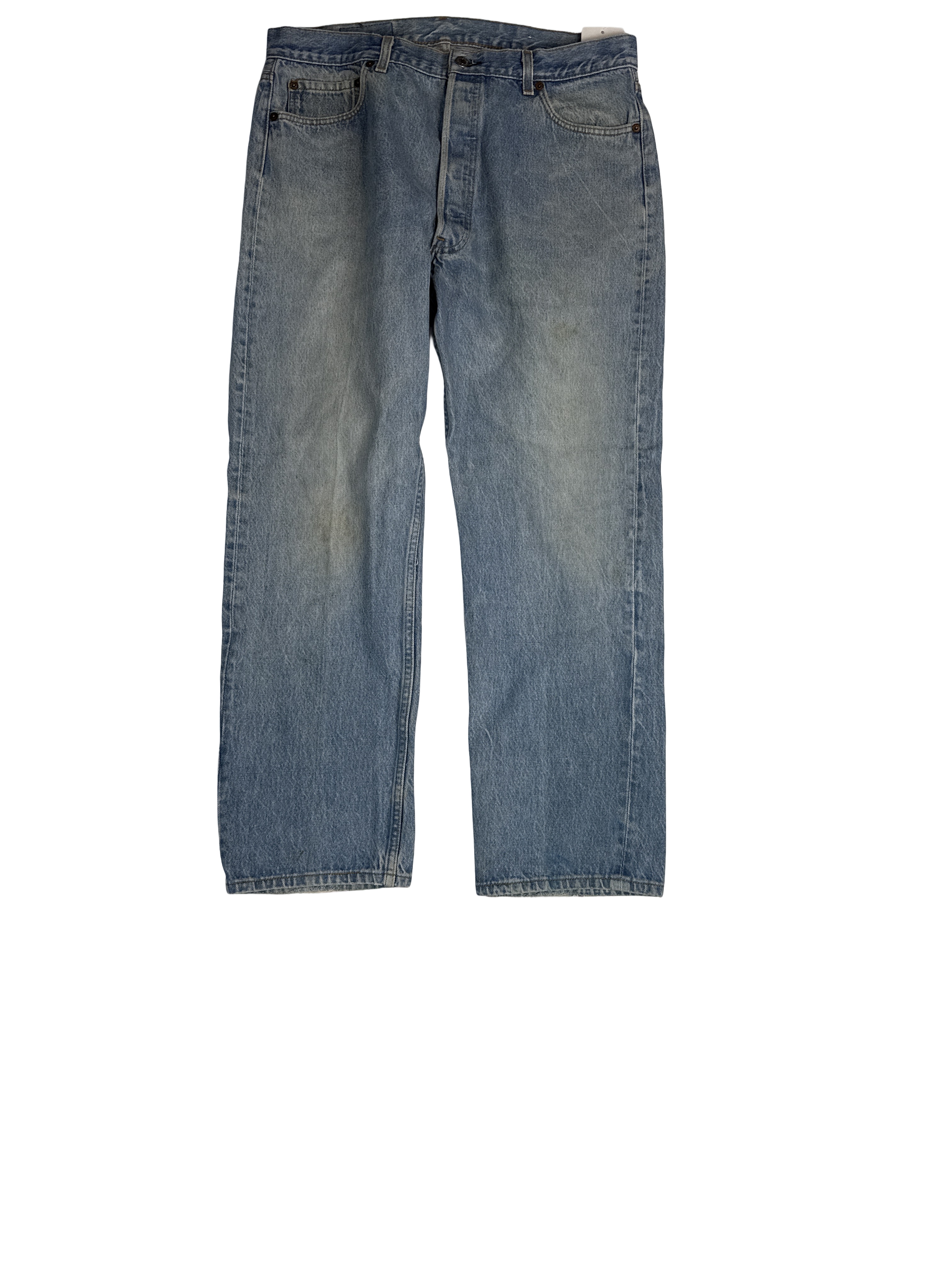 Classic Levis Light Wash Denim Jeans (38x30)