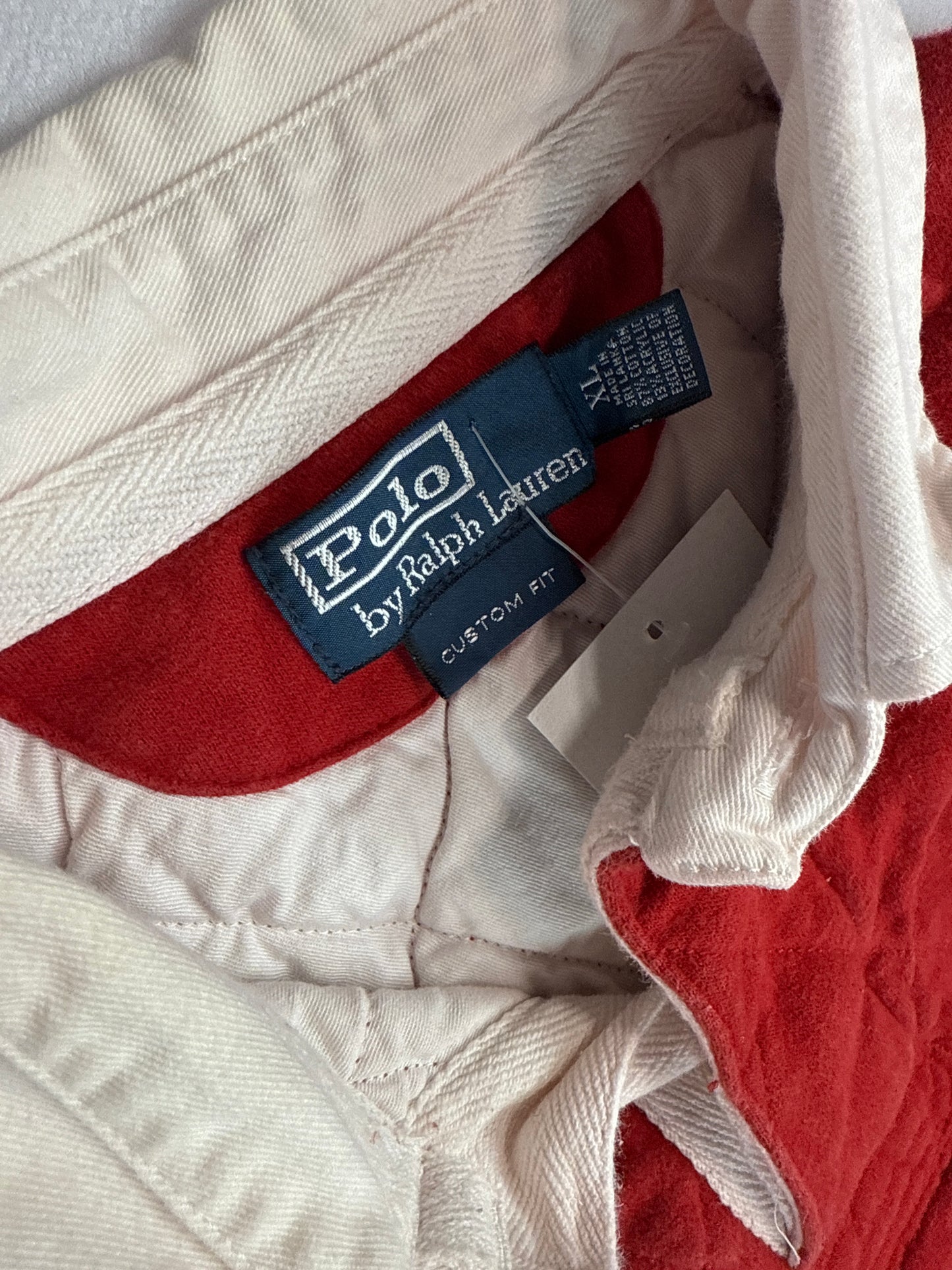 Polo Ralph Lauren Red Rugby Pullover (XL)