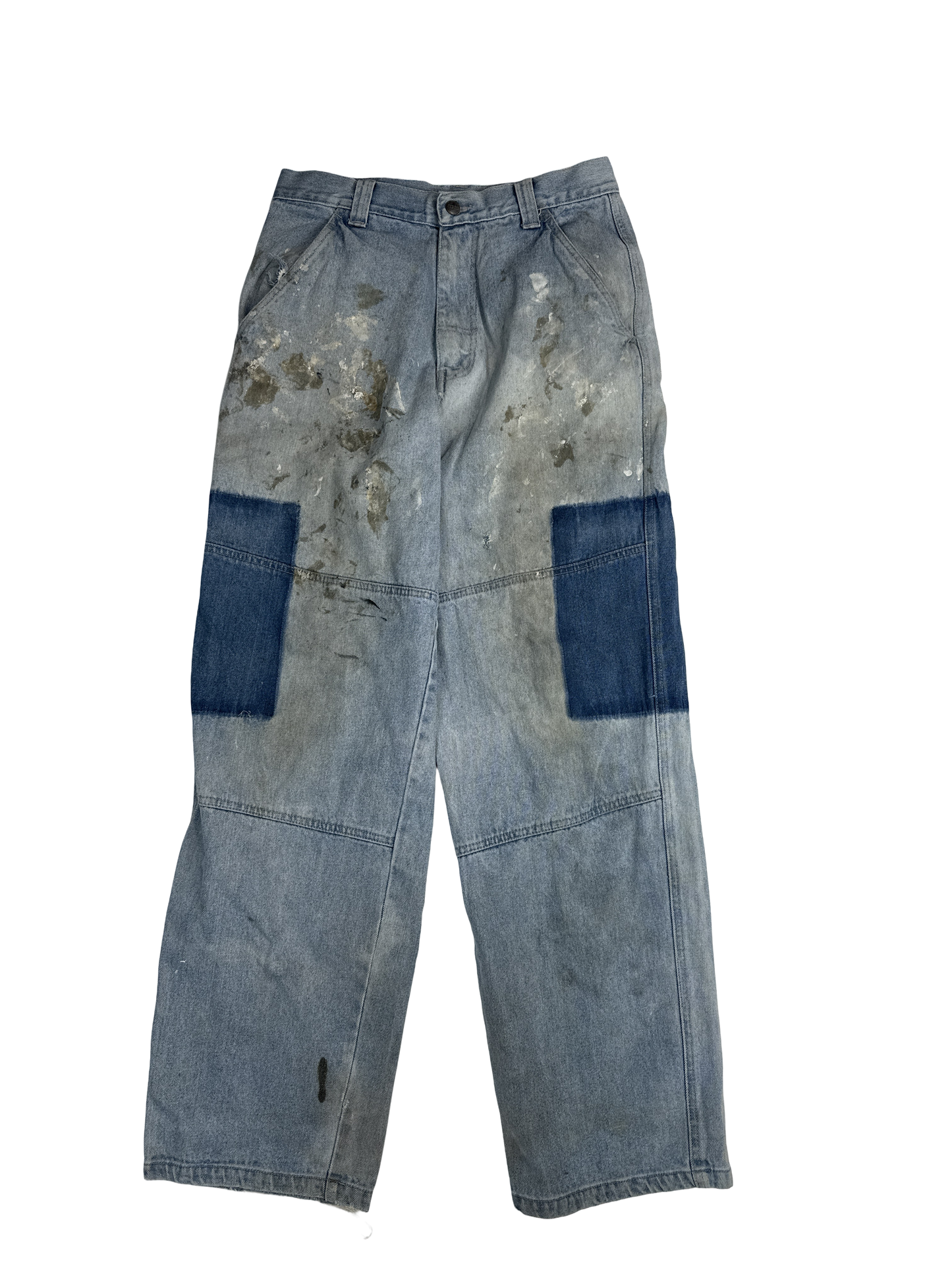 Machine Denim Patchwork Jeans (30)