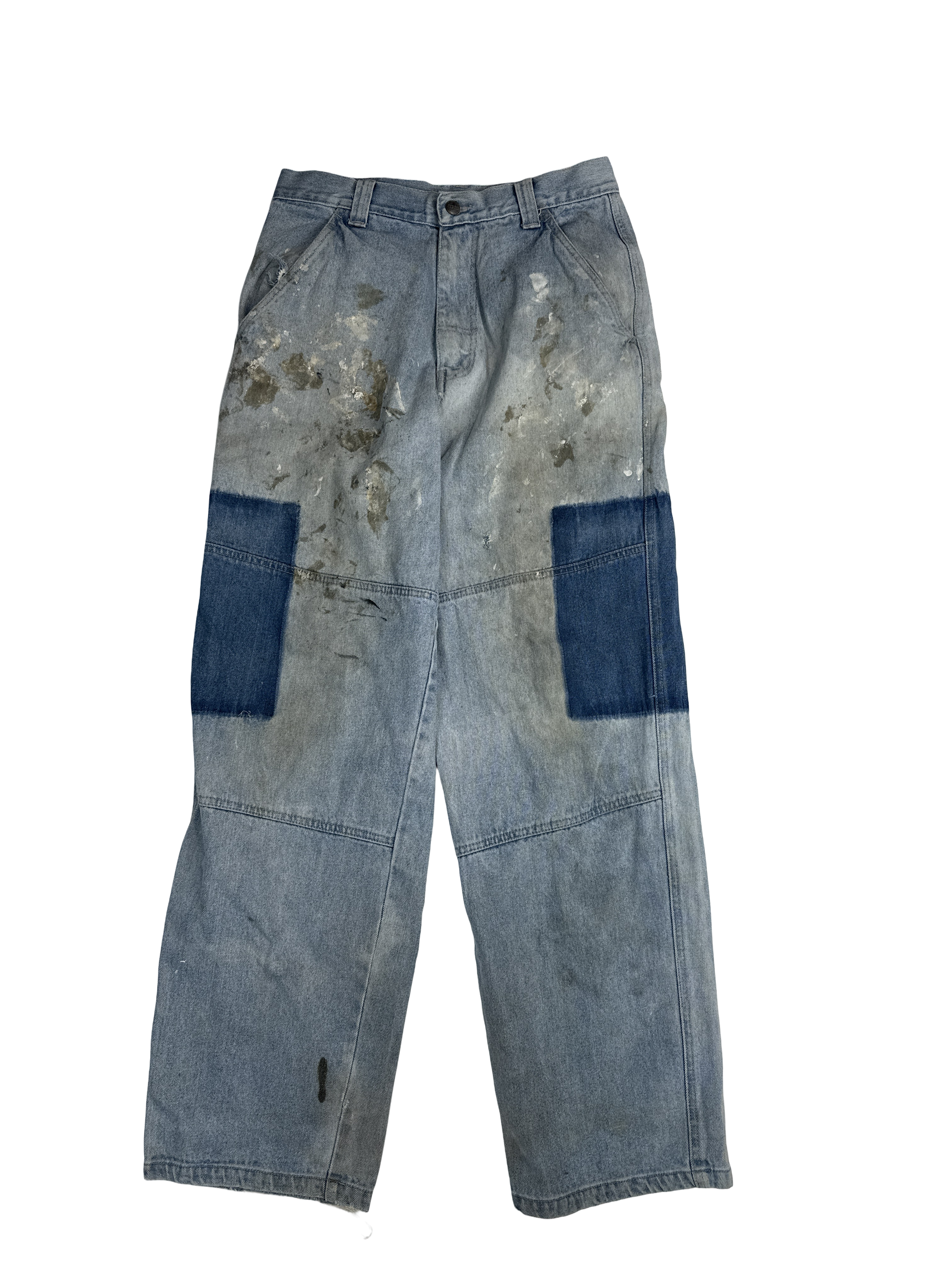 Machine Denim Patchwork Jeans (30)