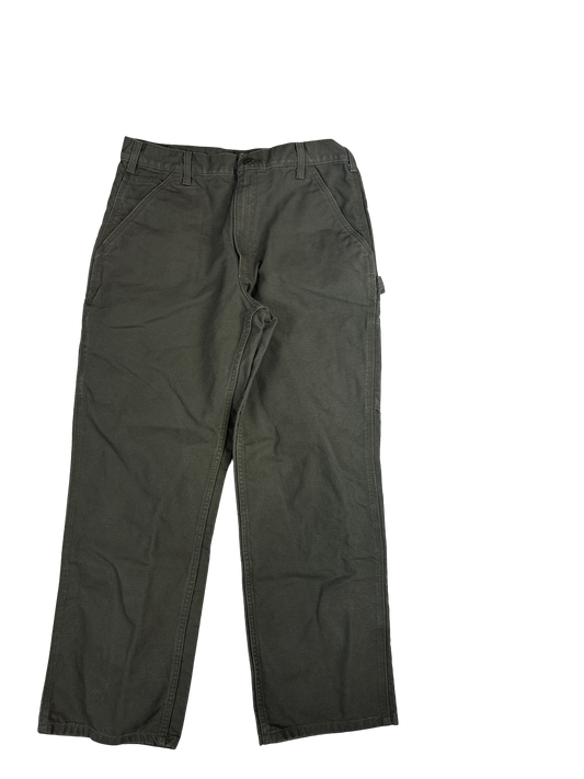 Carhartt Olive Work Pants (34x30)