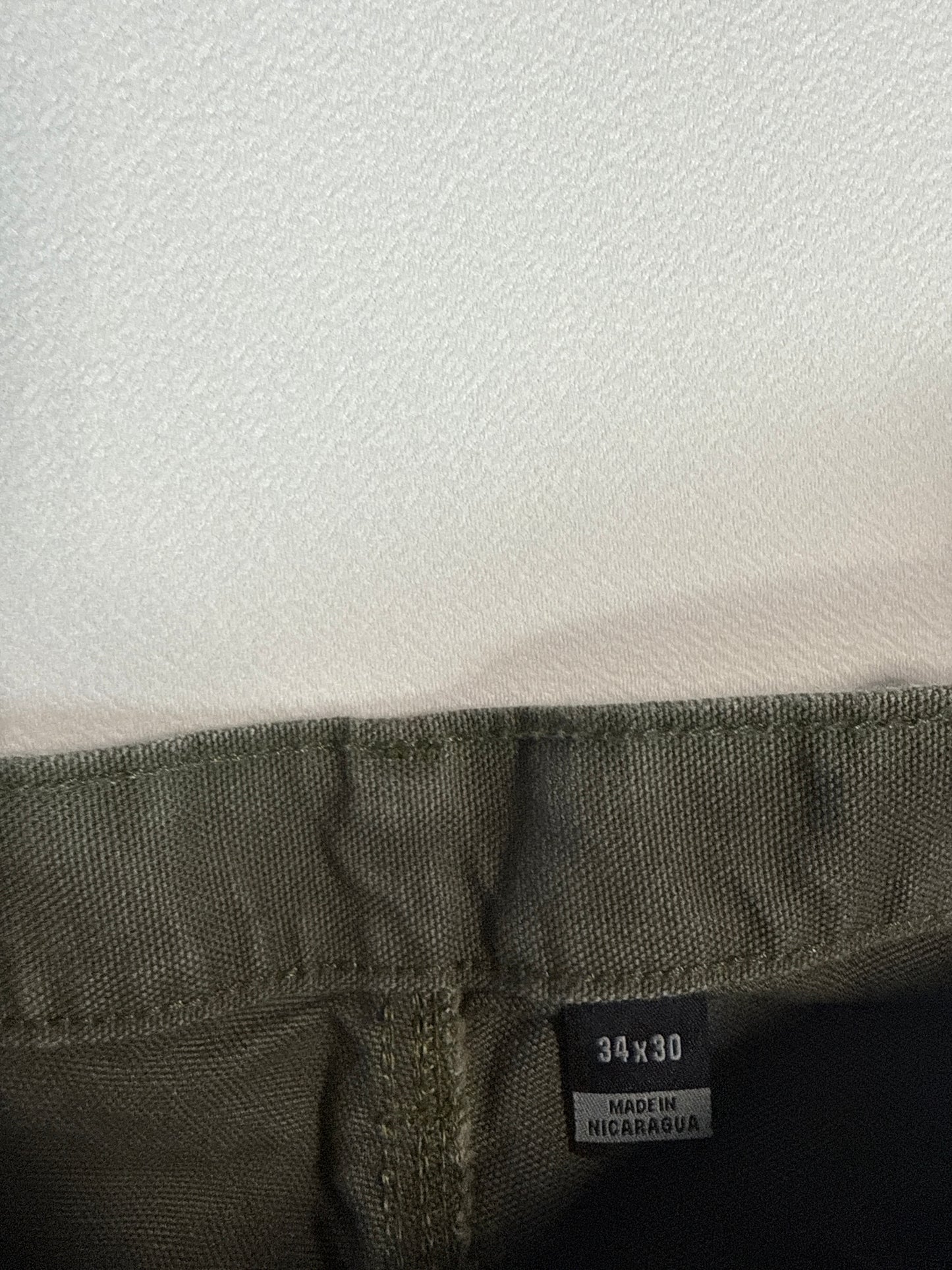 Carhartt Olive Work Pants (34x30)