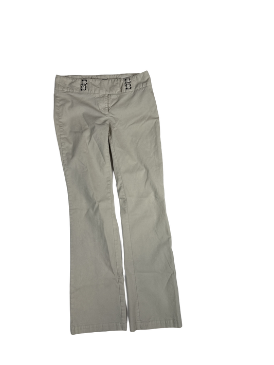 Y2K City Streets Beige Flare Pants