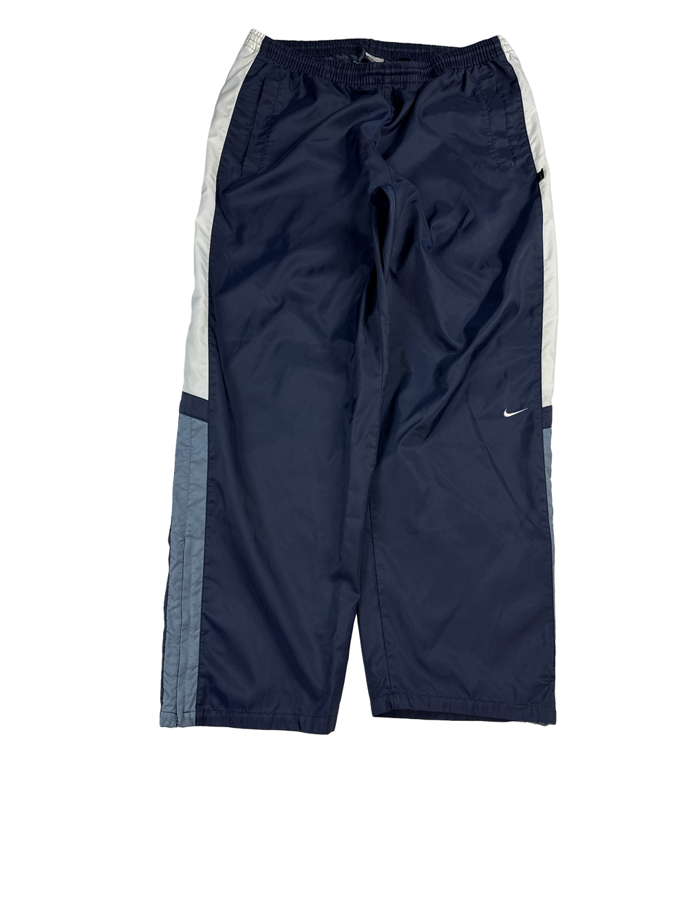 Y2K Nike Navy Blue Track Pants (XL)
