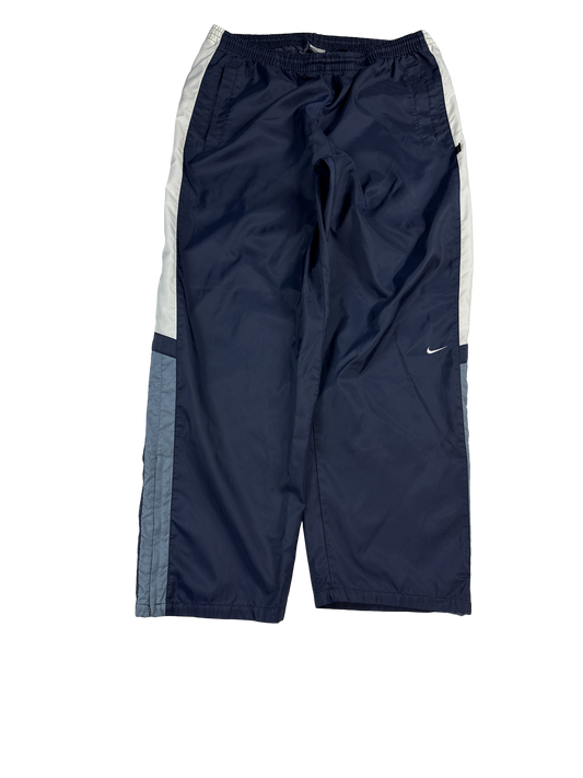 Y2K Nike Navy Blue Track Pants (XL)
