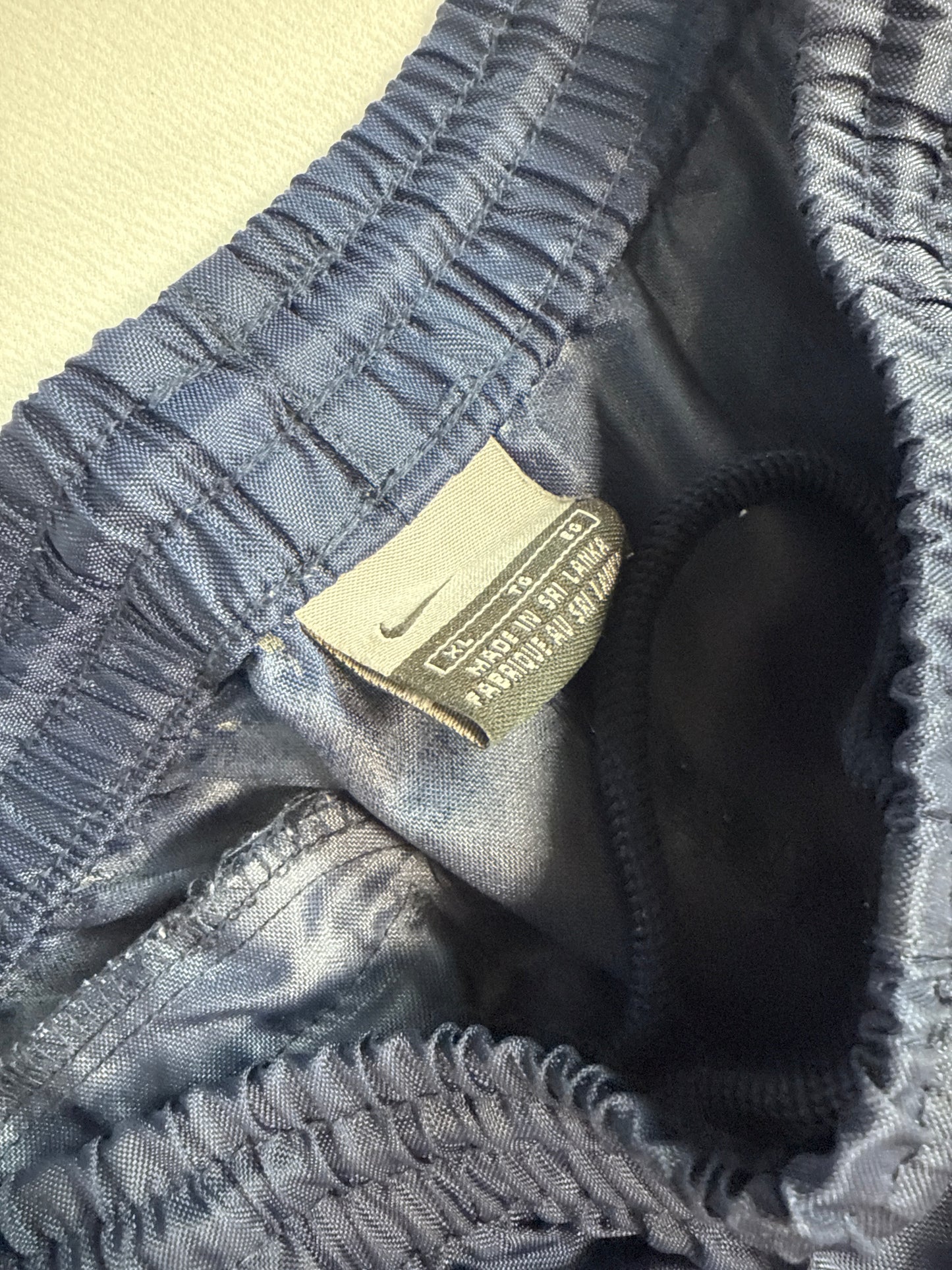 Y2K Nike Navy Blue Track Pants (XL)