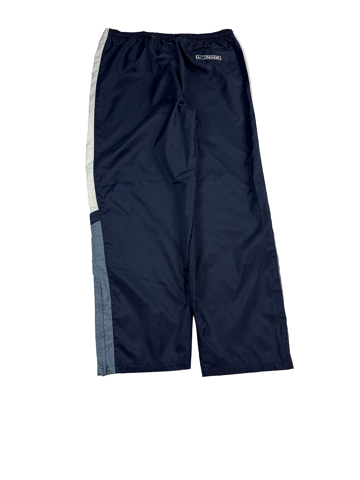 Y2K Nike Navy Blue Track Pants (XL)