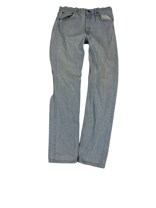 Levi's 505 Light Wash Denim Jeans (32x34)