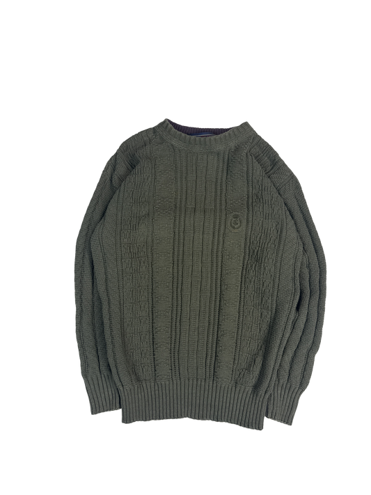 1990s Chaps Ralph Lauren Textured Knit Pullover (S)