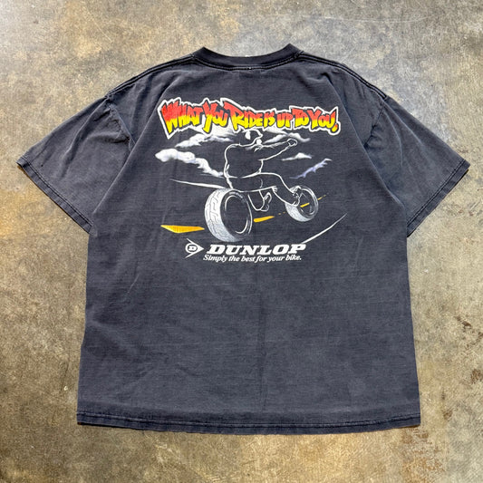 Vintage Biker's Choice Pocket Tee Charcoal