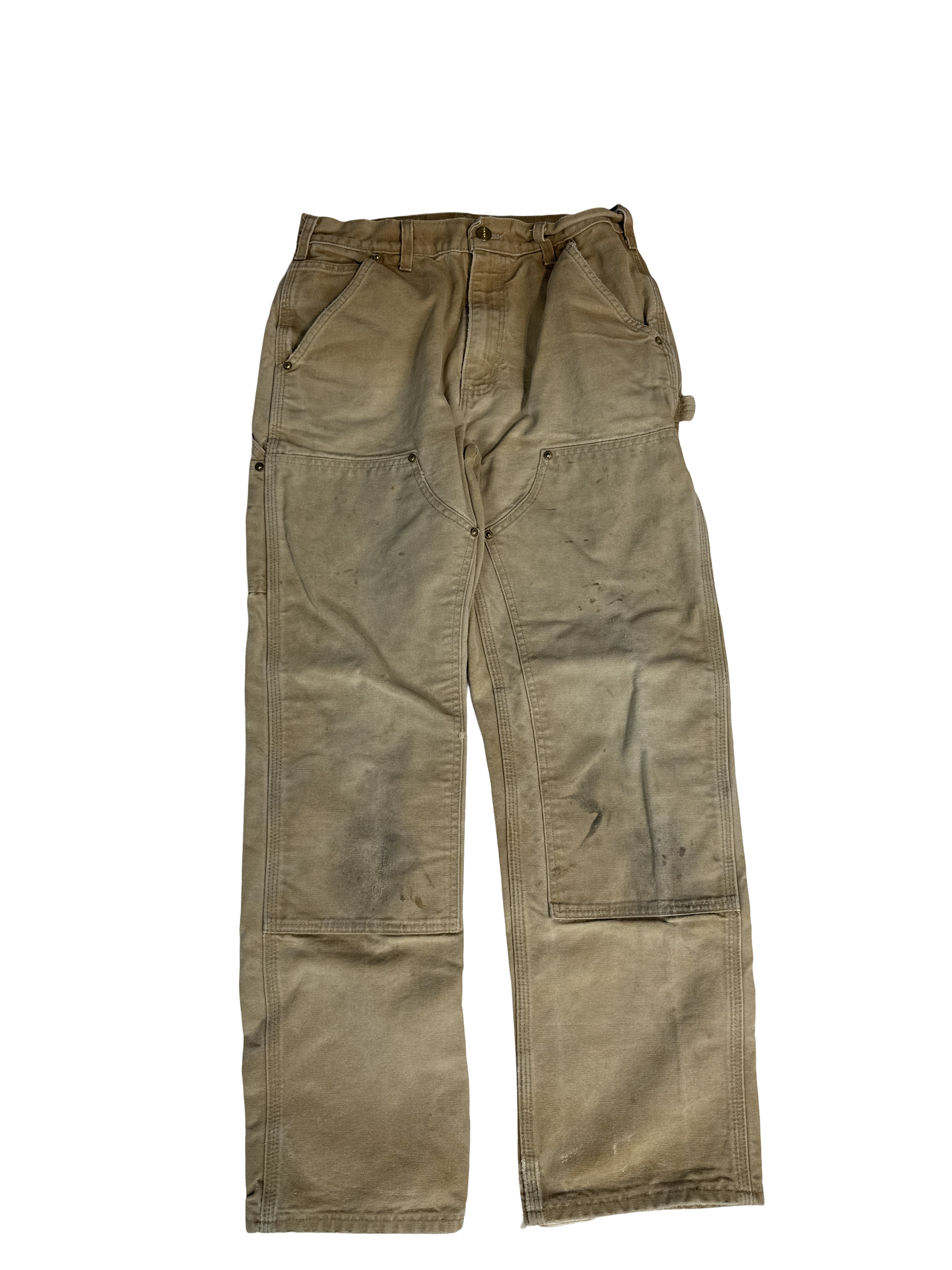 Carhartt Original Fit Brown Duck Work Pants (30x30)