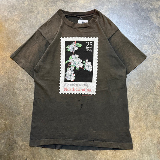 Vintage North Carolina Statehood Stamp Tee Black