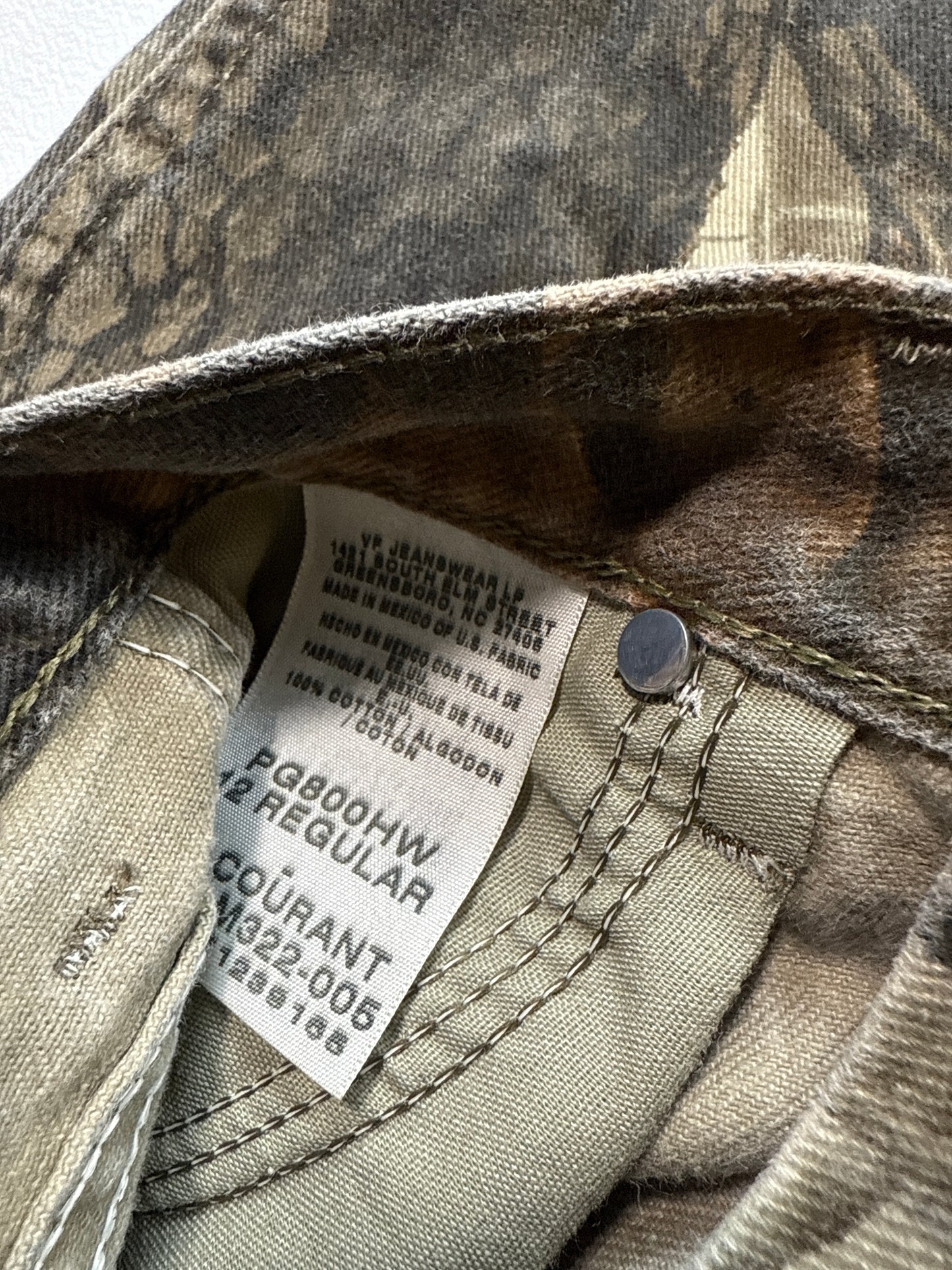 Hunting Camo VE Jeanswear Cotton Pants (L)