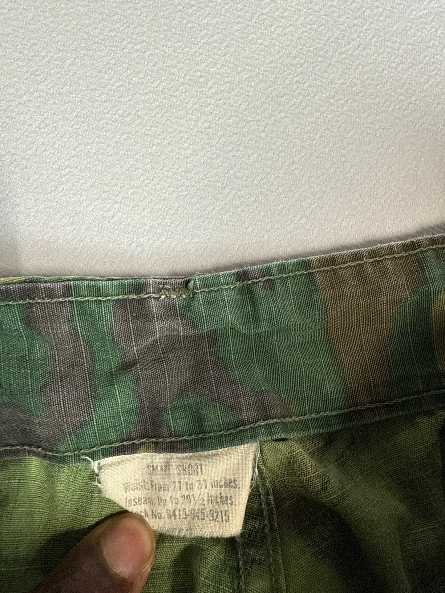 Vintage Military Camo Cargo Pants (S)