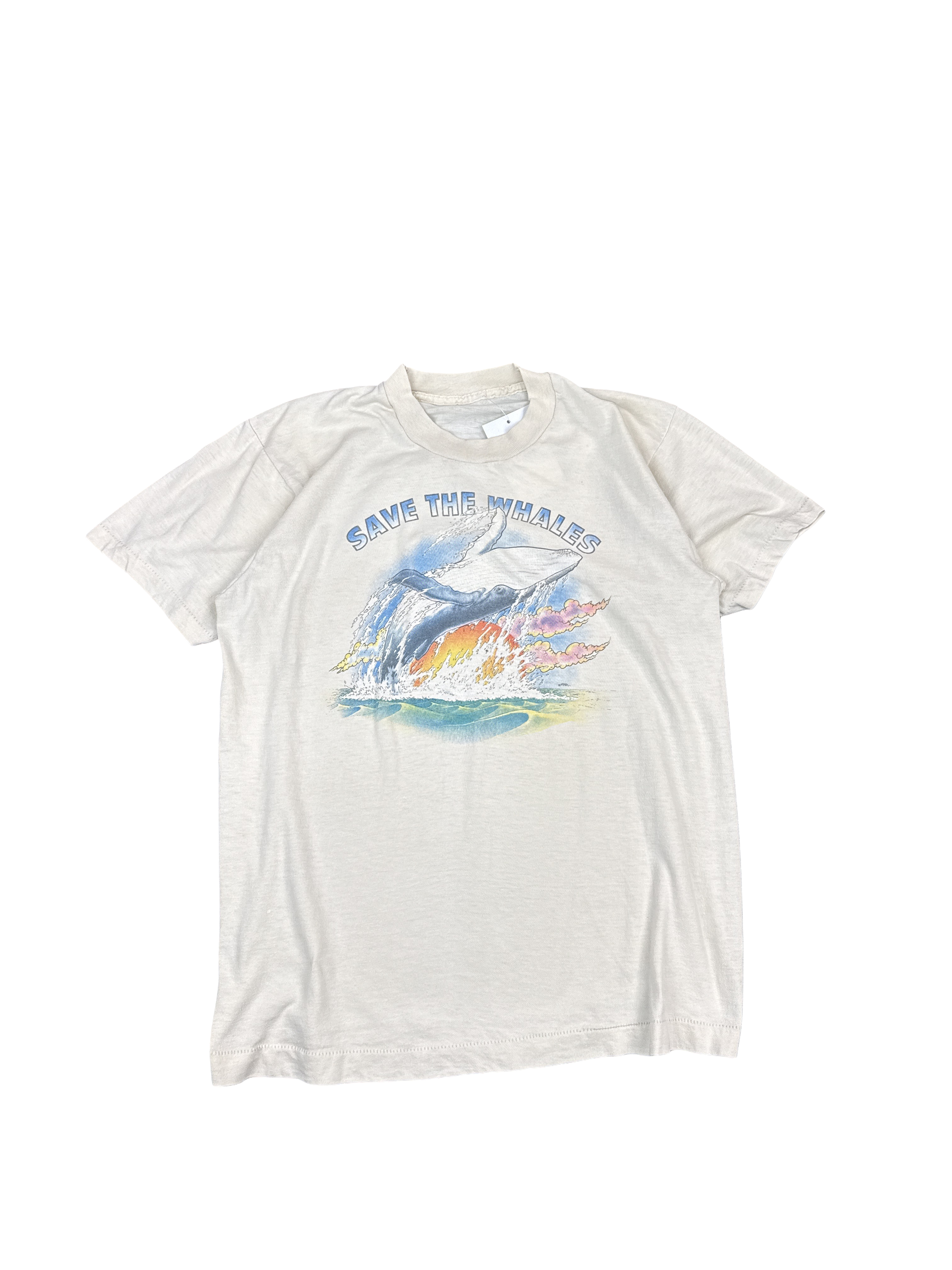 1980s Save The Whales Graphic Tee (S)