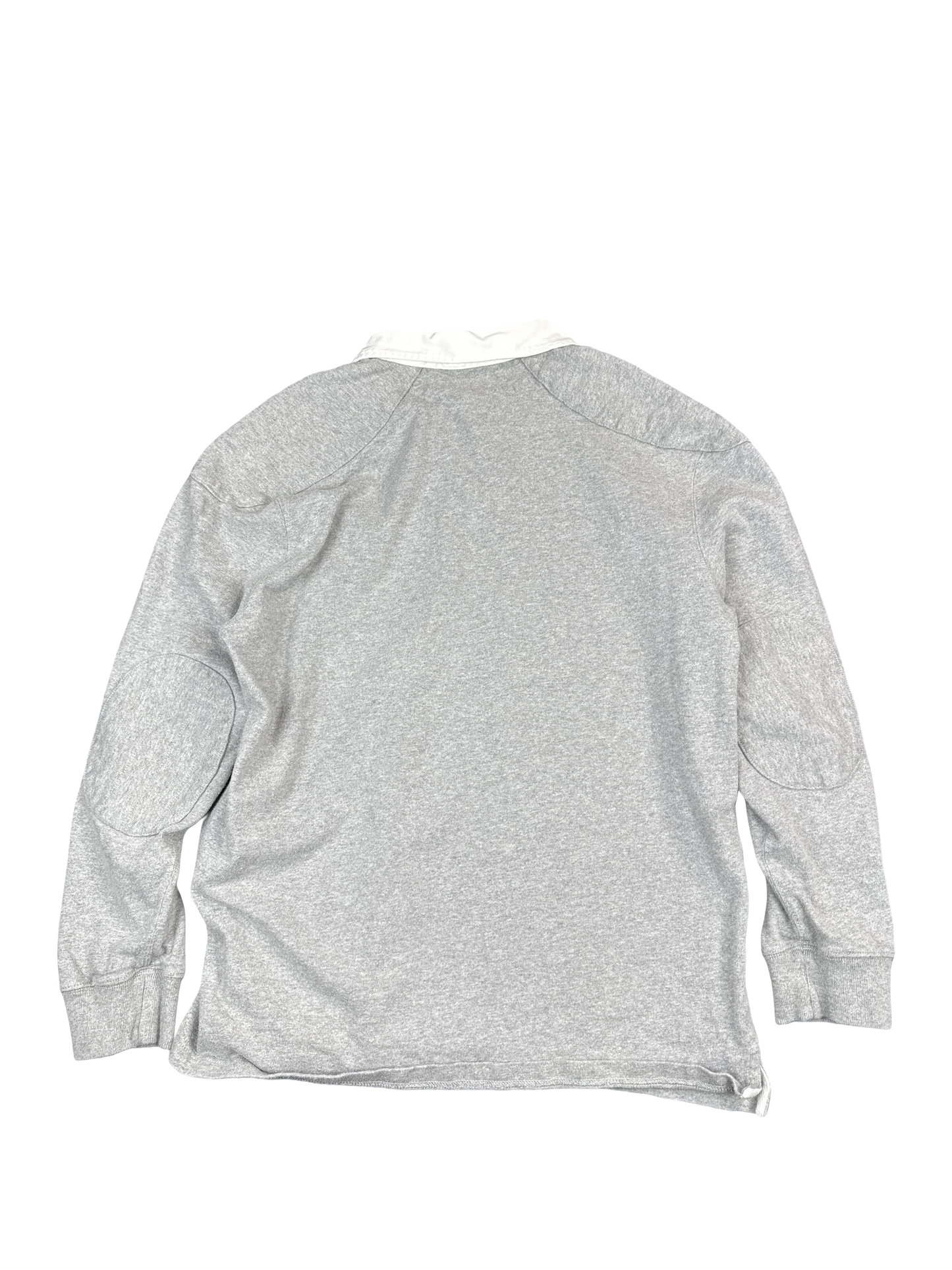 Polo Ralph Lauren Gray Long Sleeve Rugby Shirt (M)