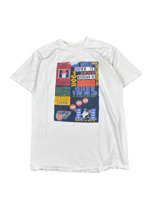 1992 Duke Blue Devils National Champions Graphic Tee (L)