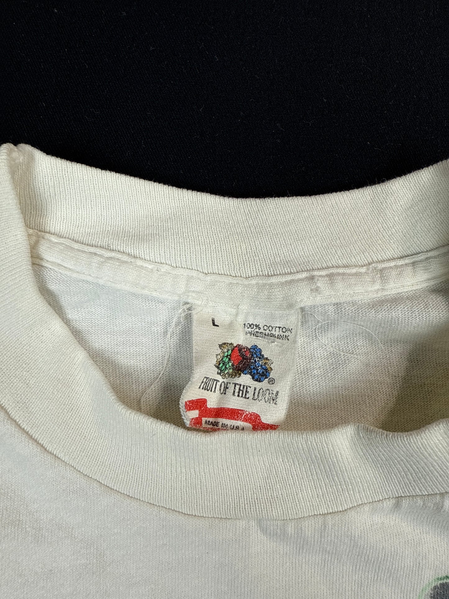 1990s Marlboro Green Vertical Logo Graphic Tee (L)