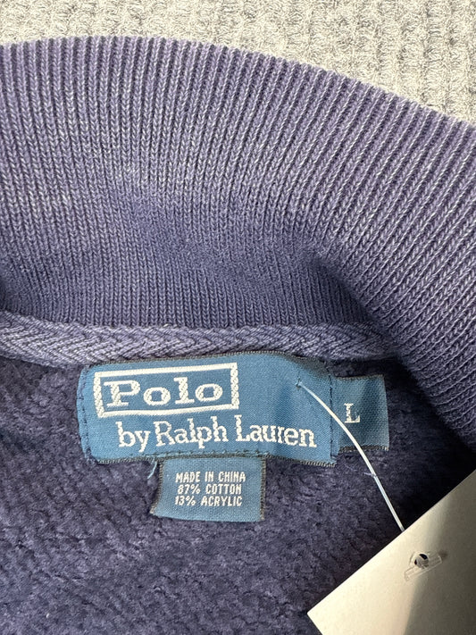 Polo Ralph Lauren Navy Full-Zip Pullover (L)