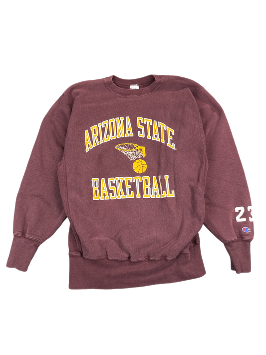 1990s Champion Reverse Weave Arizona State Basketball Sweatshirt (XL)