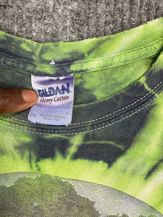 Psychedelic Tree of Life Tie-Dye T-Shirt (2XL)