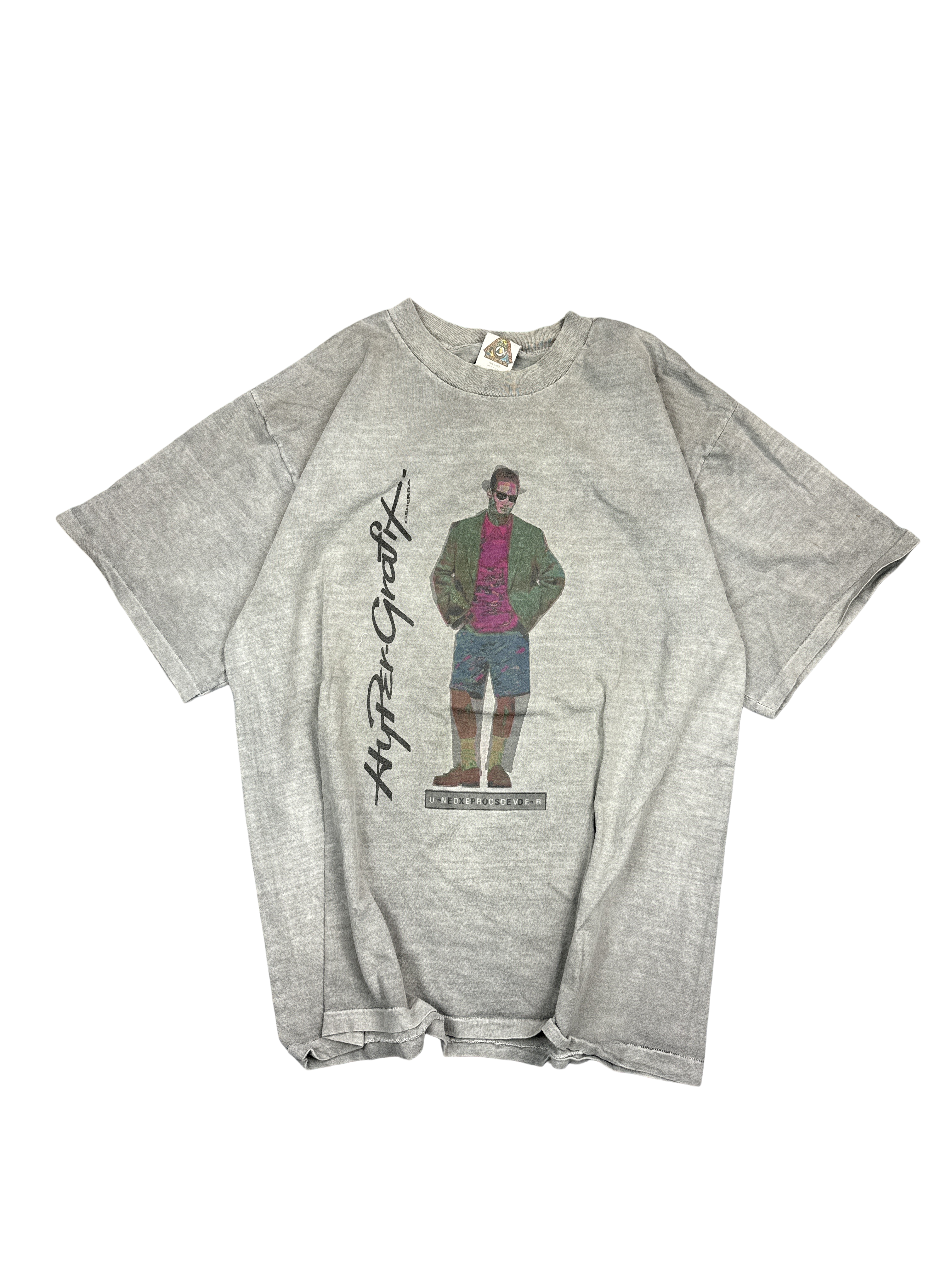 1990s Abstract Graphic Tee (L)