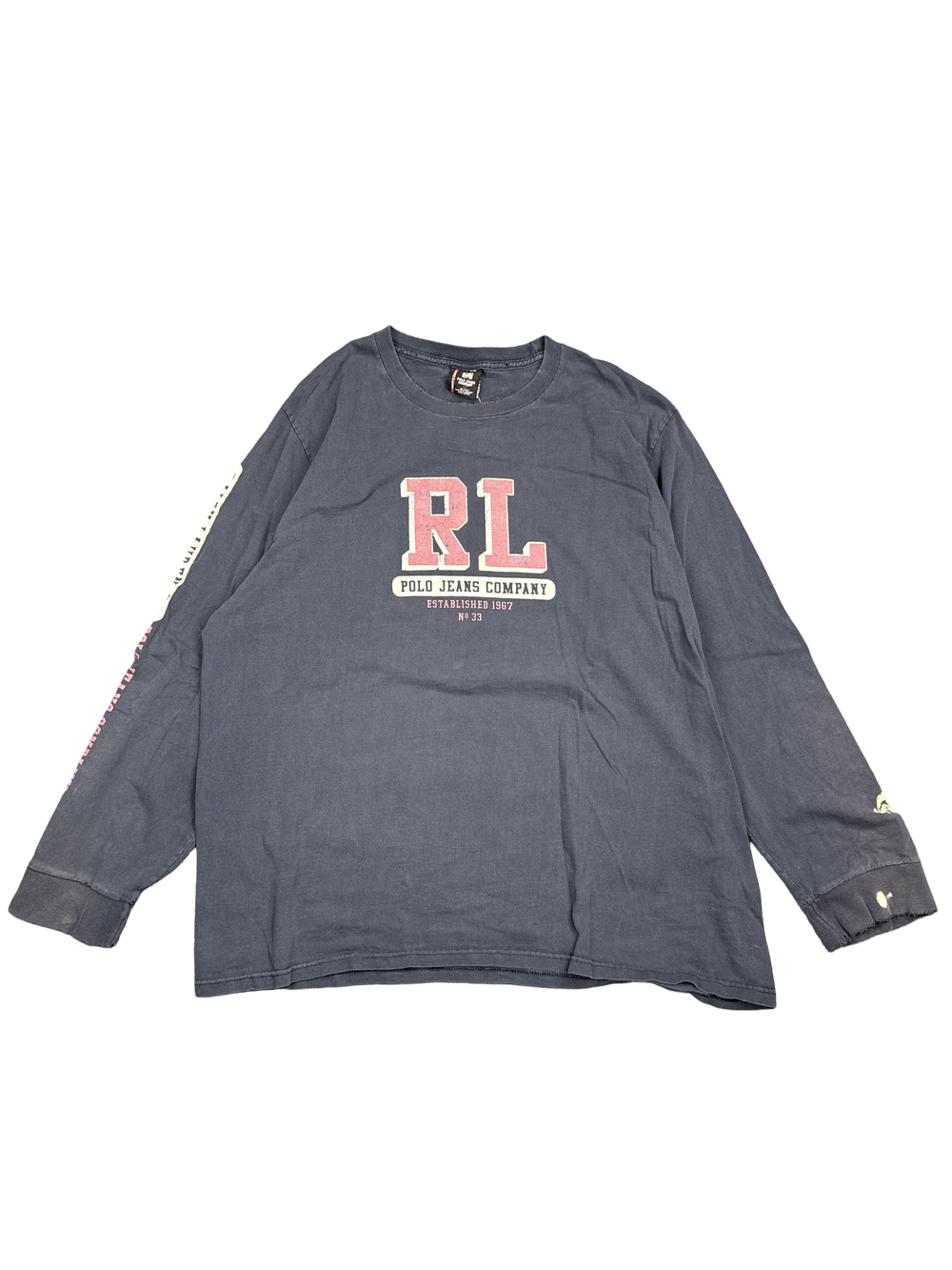 Y2K Polo Jeans Company RL Long Sleeve Tee (2XL)