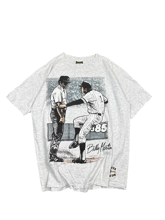 1980s Billy Martin Baseball Graphic Tee (L)