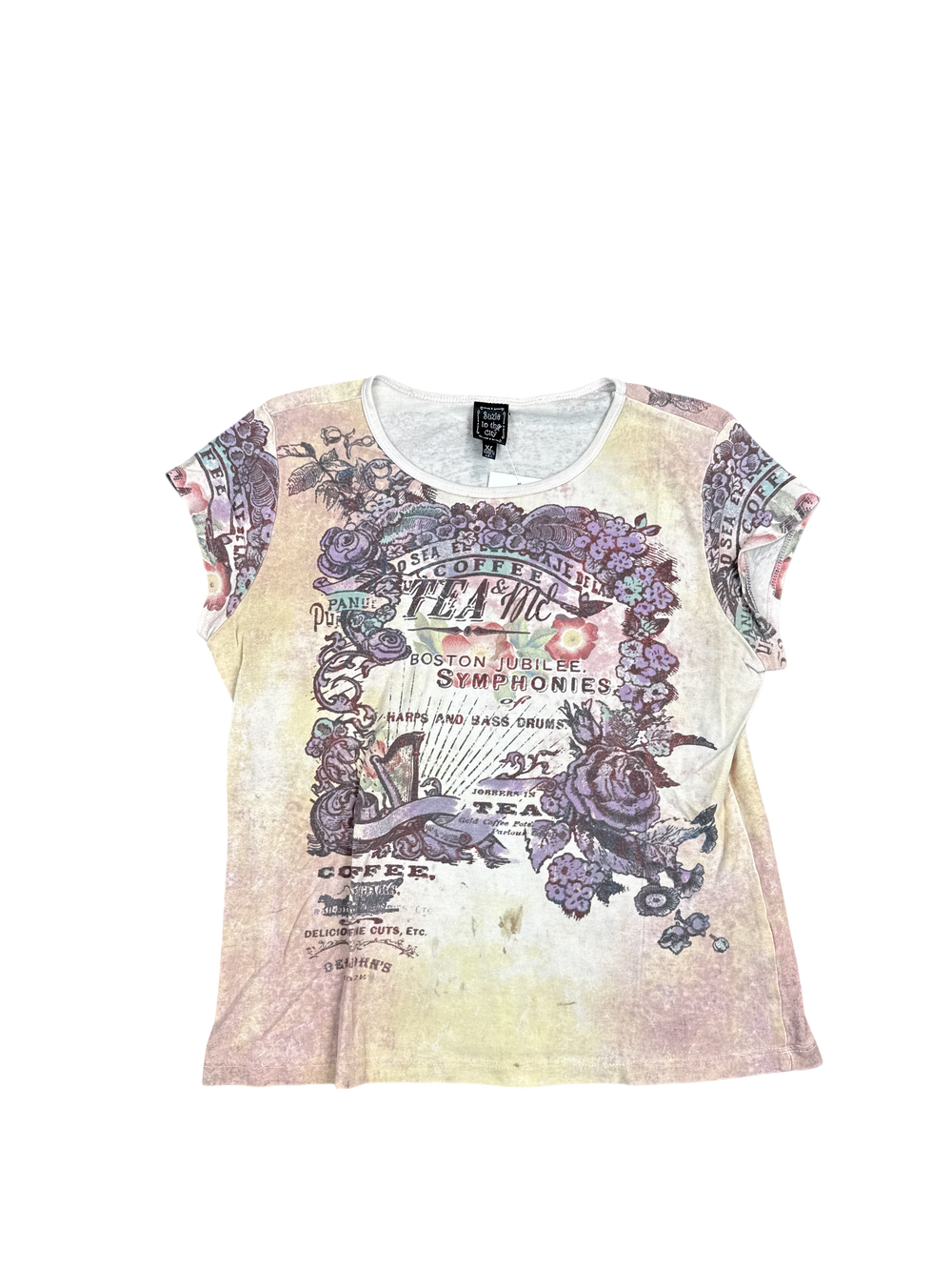 Floral Boston Jubilee Graphic Tee (S)