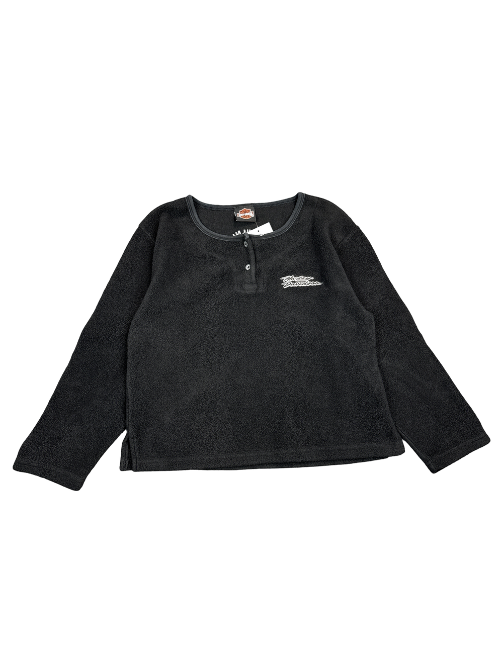 Harley-Davidson Black Fleece Henley Pullover (S)