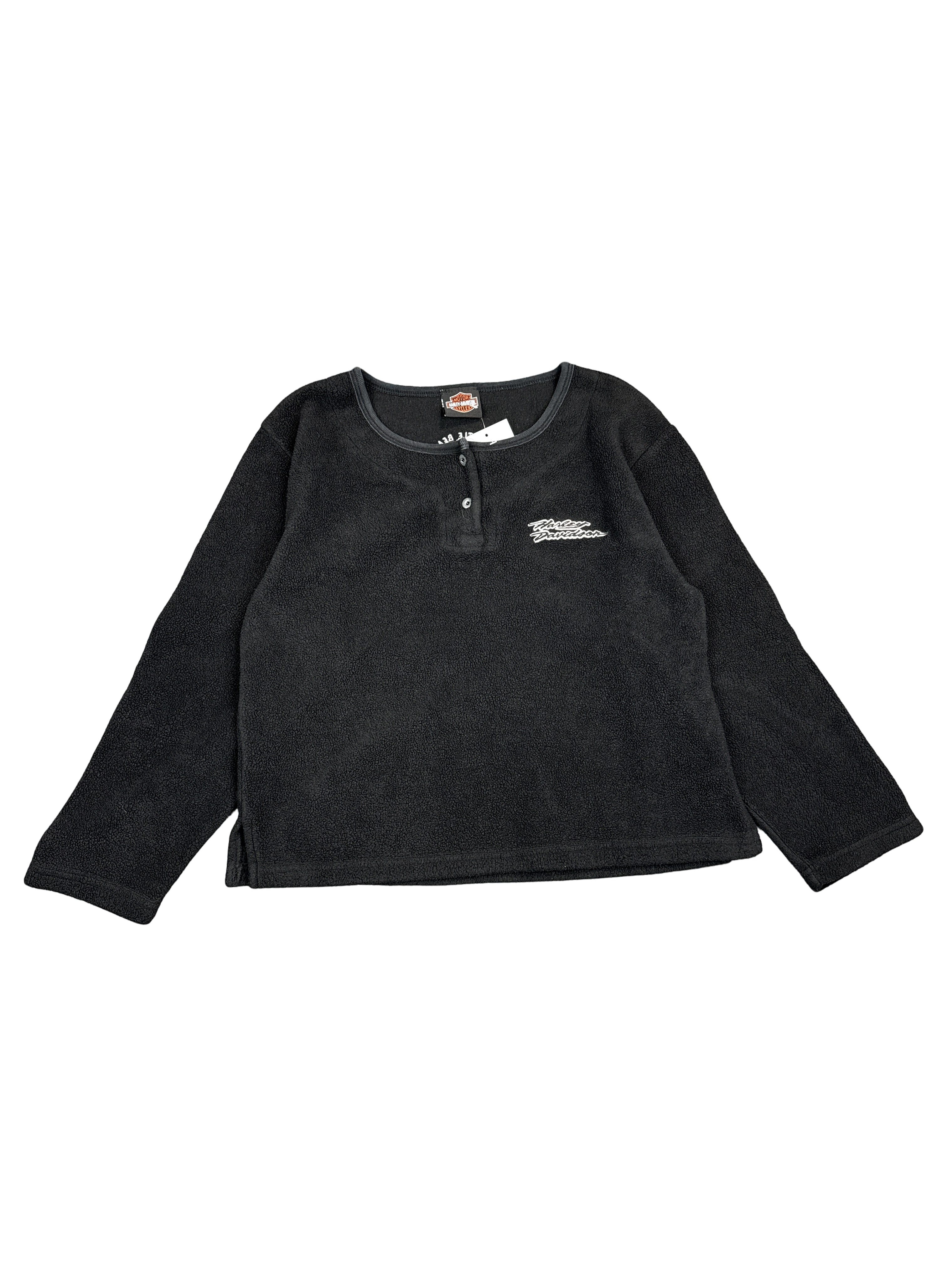 Harley-Davidson Black Fleece Henley Pullover (S)