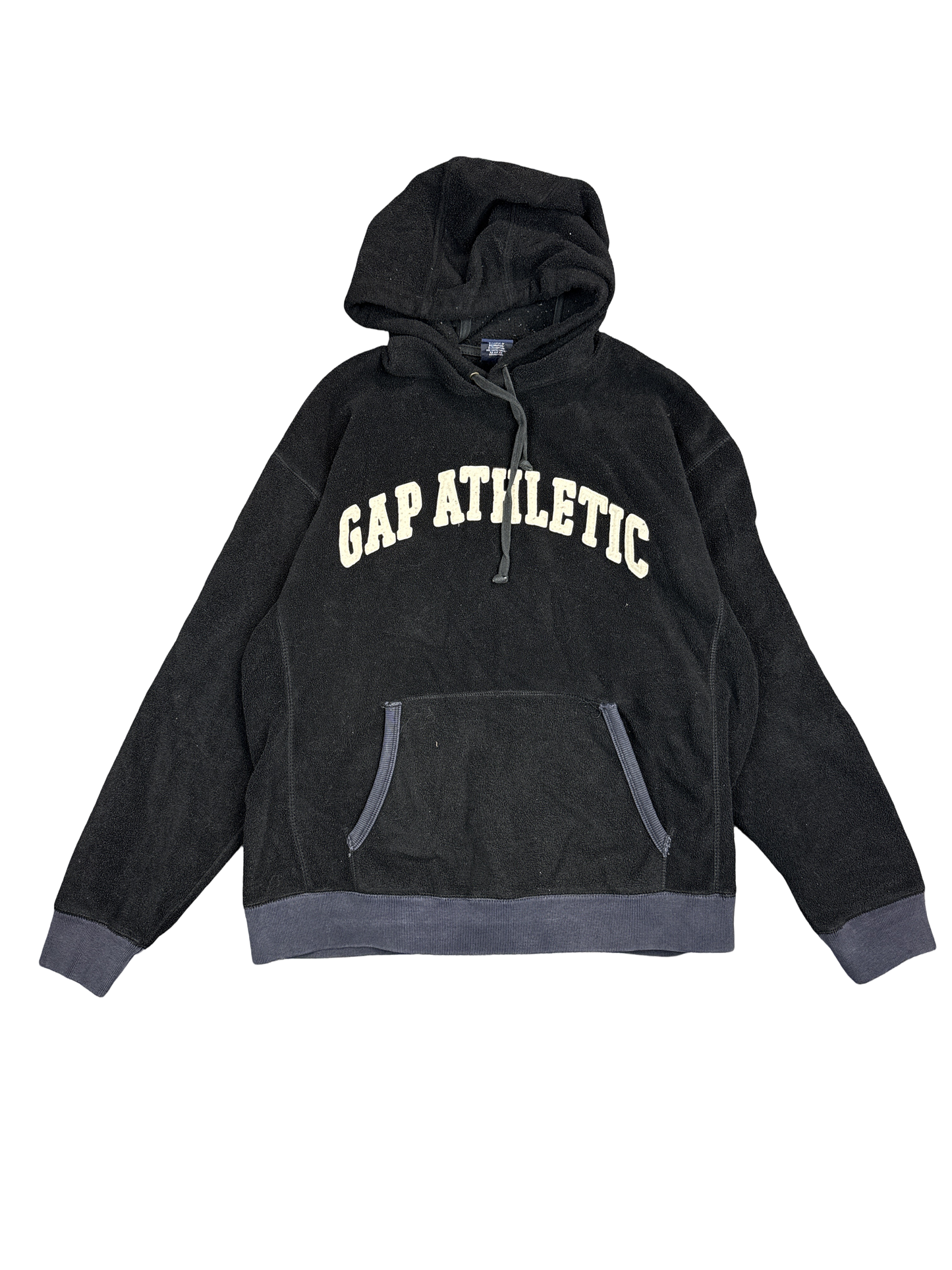 2000s GAP Athletic Black Pullover Hoodie (L)