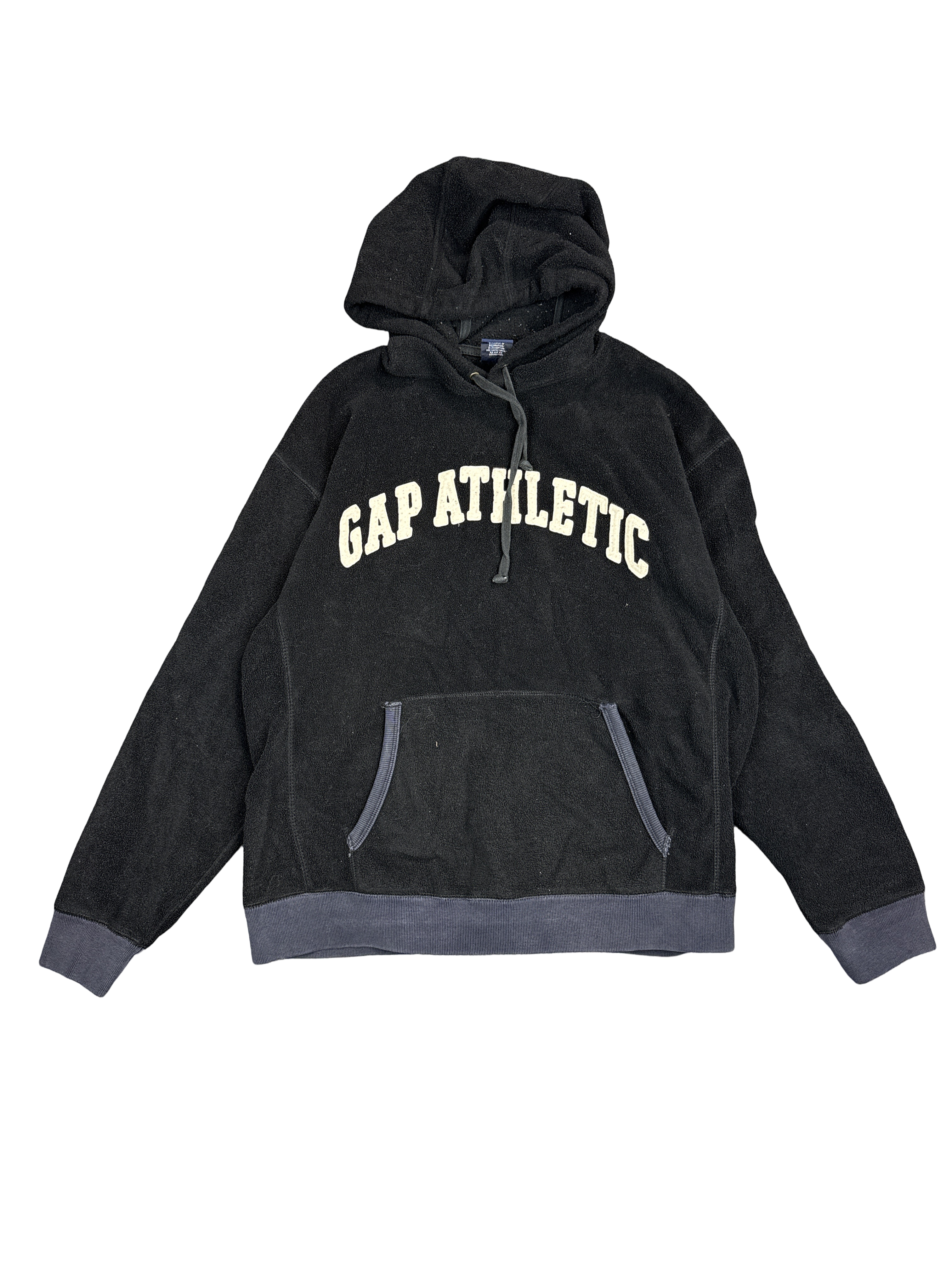 2000s GAP Athletic Black Pullover Hoodie (L)