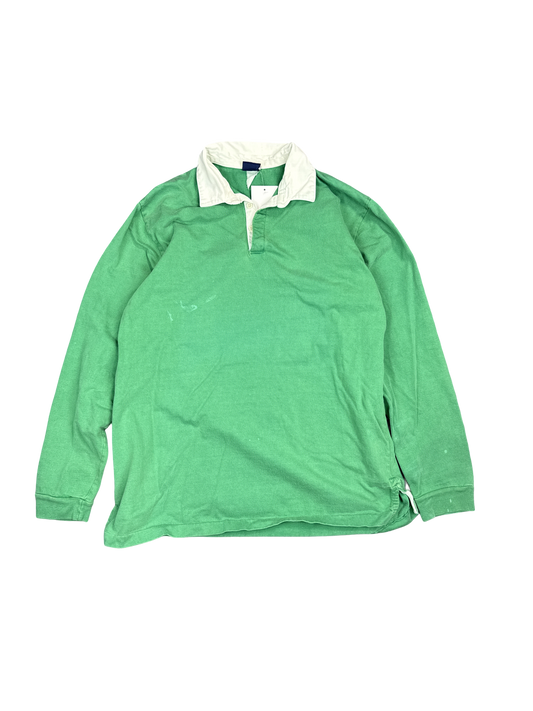 1990s Levi's Green Rugby Pullover (XL)
