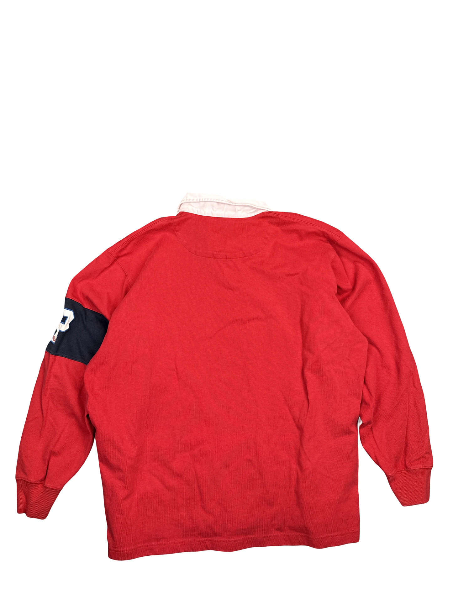 Polo Ralph Lauren Red Rugby Shirt (L)