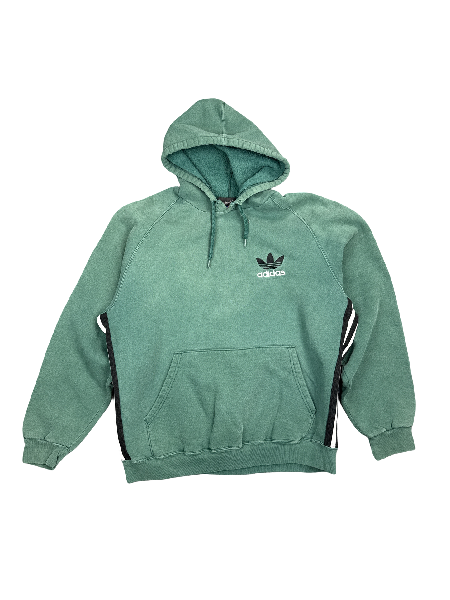Adidas Trefoil Green Pullover Hoodie (L)