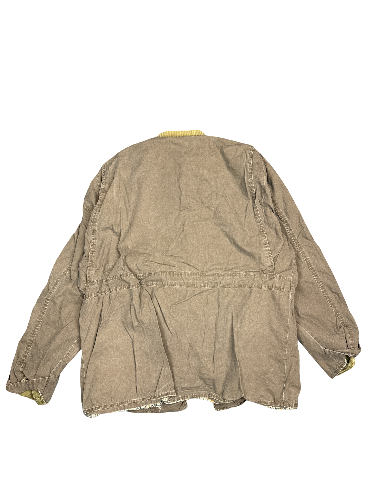 J.Crew Corduroy Collar Canvas Barn Jacket (L)