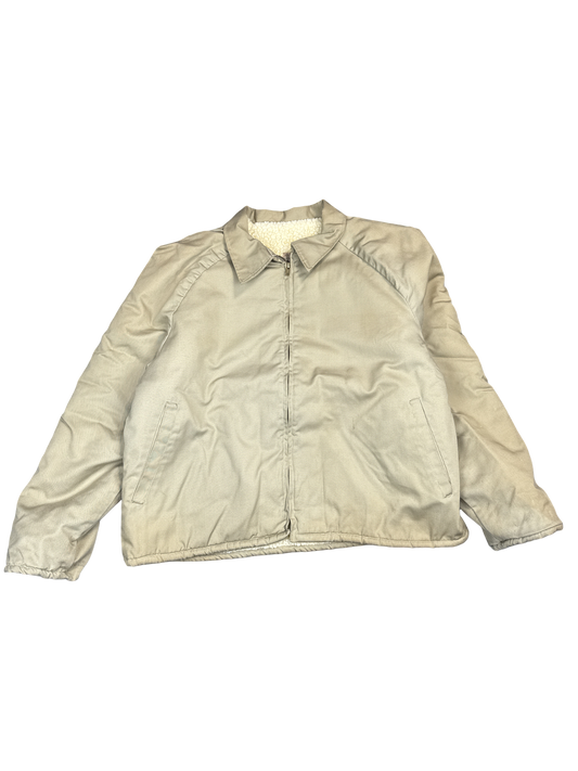 1970s Workwear Sherpa-Lined Jacket (XL)