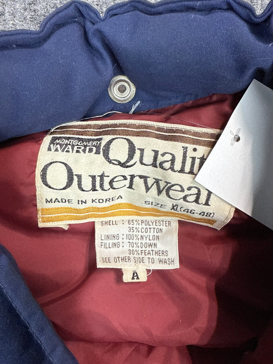 1980s Montgomery Ward Down Puffer Jacket (XL)