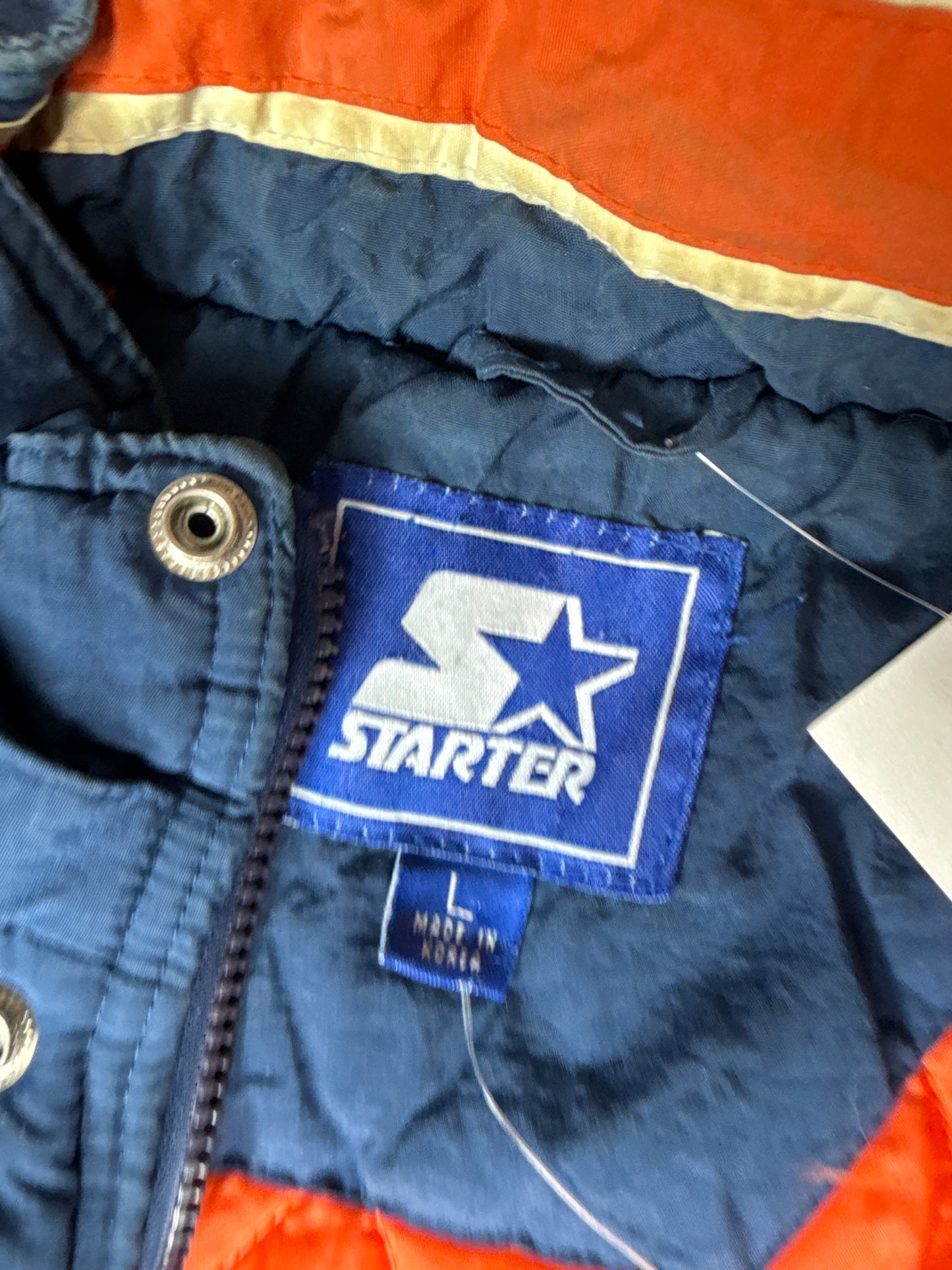1990s Auburn Starter Hooded Jacket (L)
