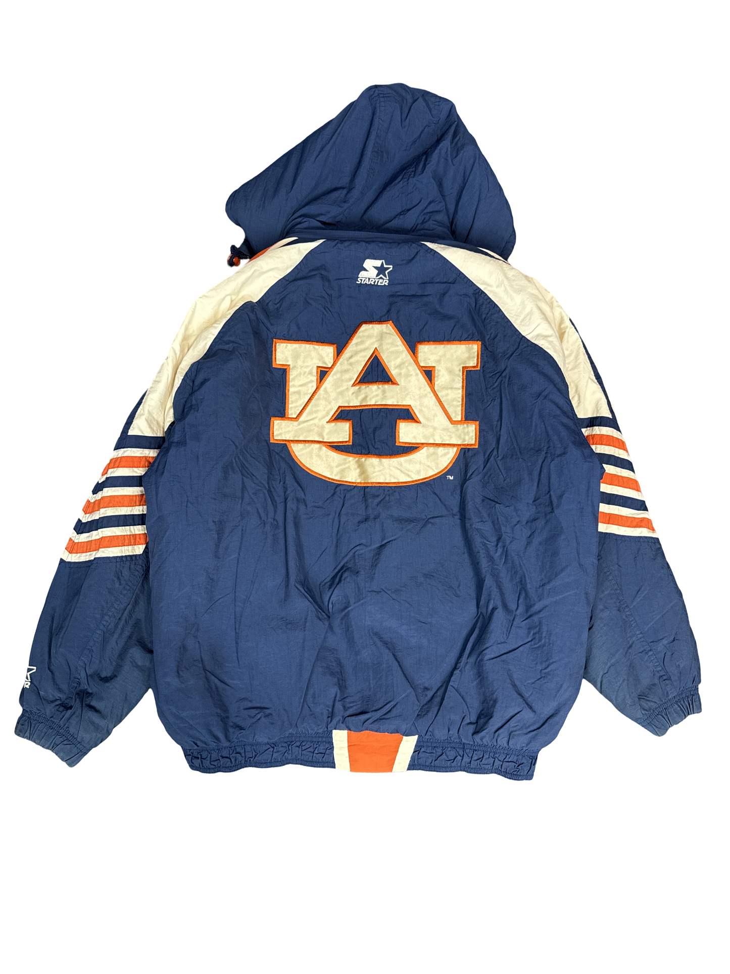 1990s Auburn Starter Hooded Jacket (L)