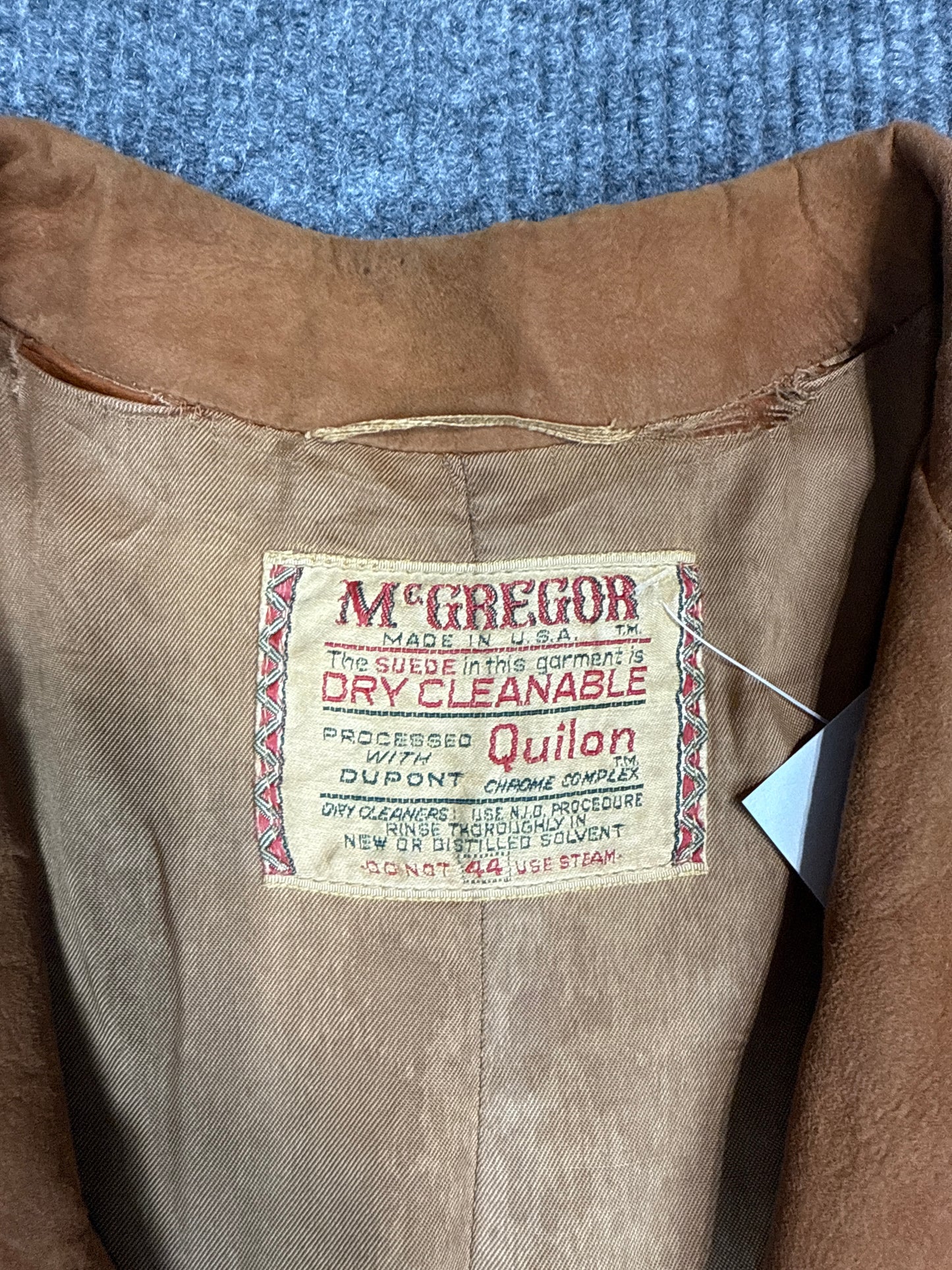 1960s McGregor Quilon Suede Jacket (S)