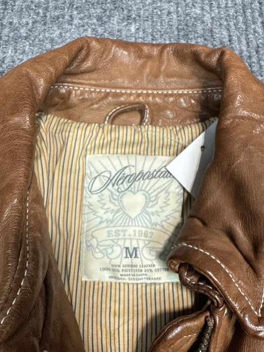 Aéropostale Genuine Leather Jacket (M)
