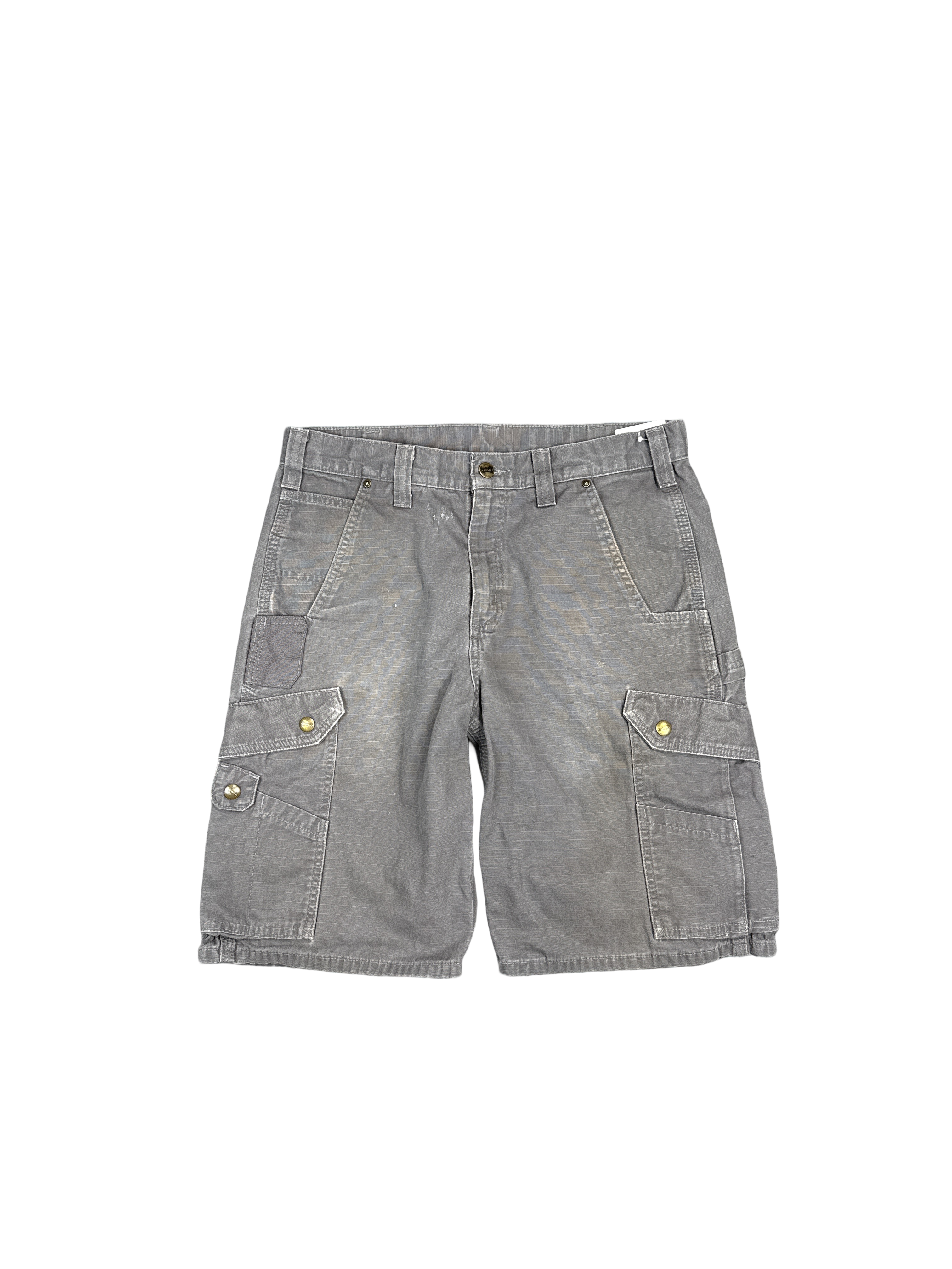 Carhartt Gray Relaxed Fit Work Shorts (32)