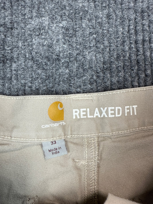 Carhartt Relaxed Fit Canvas Work Shorts (33)