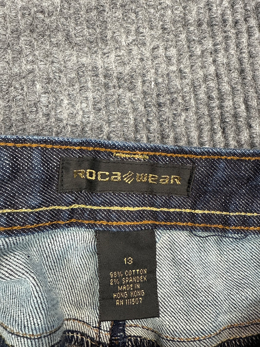 Y2K Rocawear Embroidered Flare Jeans (L)